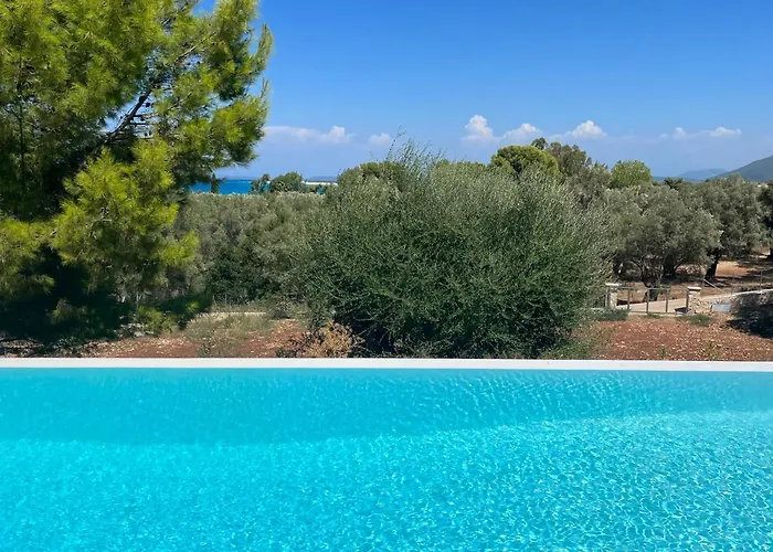 Vila Gaia - Divine Private With Pool, Close To Agios Ioannis (Lefkada)