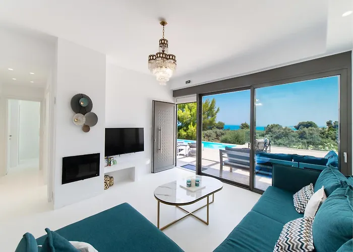 别墅 Gaia - Divine Private With Pool, Close To 圣爱奥尼斯米科